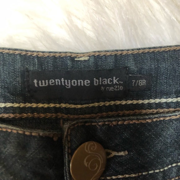 Twentyone black denim jeans - Picture 2 of 5